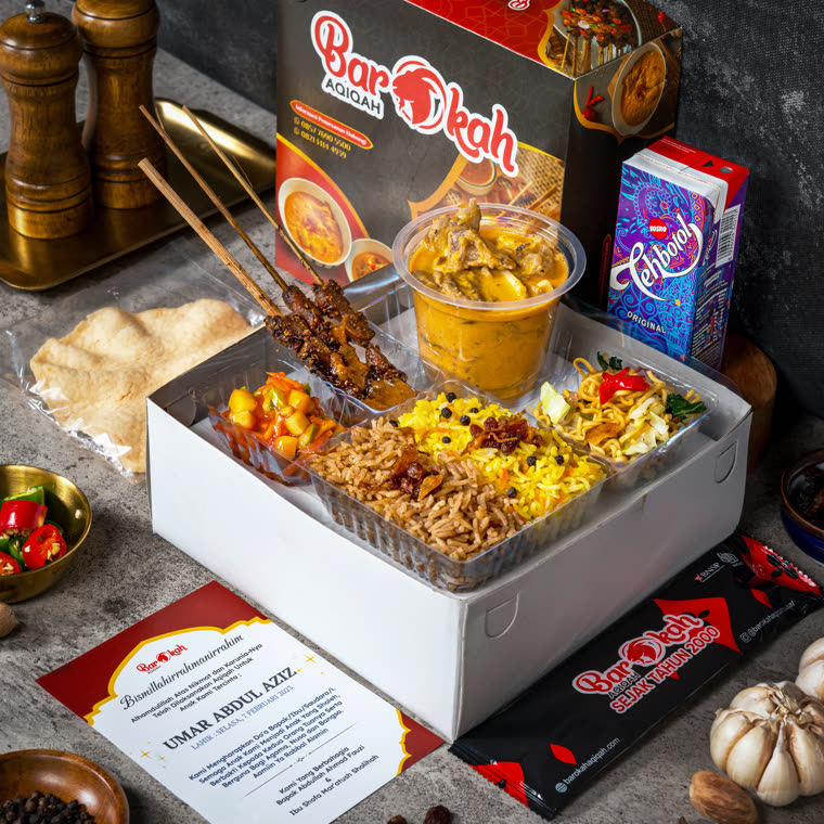 Paket nasi kebuli aqiqah Barokah Aqiqah