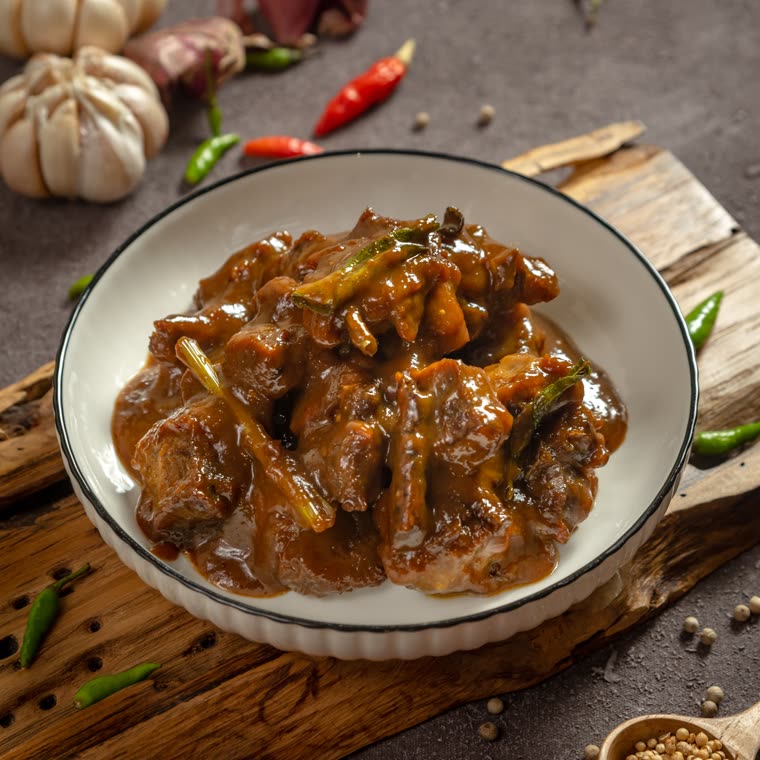 Menu aqiqah olahan daging kambing Semur Barokah Aqiqah